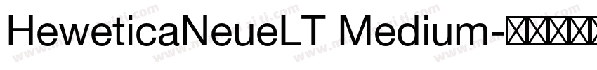 HeweticaNeueLT Medium字体转换